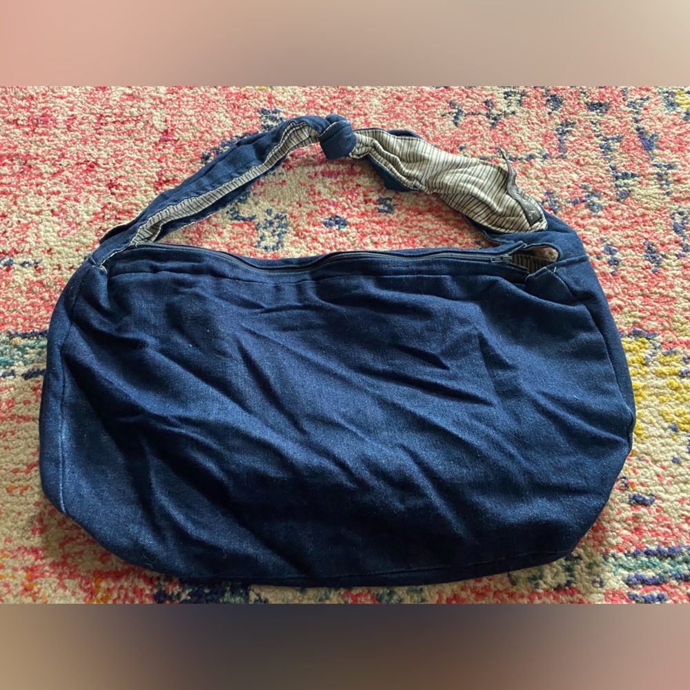 Handmade small denim bag & lunch bag/work bag